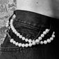 SHORT PEARL CHAIN