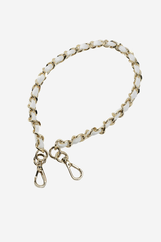 PLATED CHAIN OFF WHITE