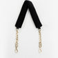 SHORT STRAP WITH CHAINS BLACK