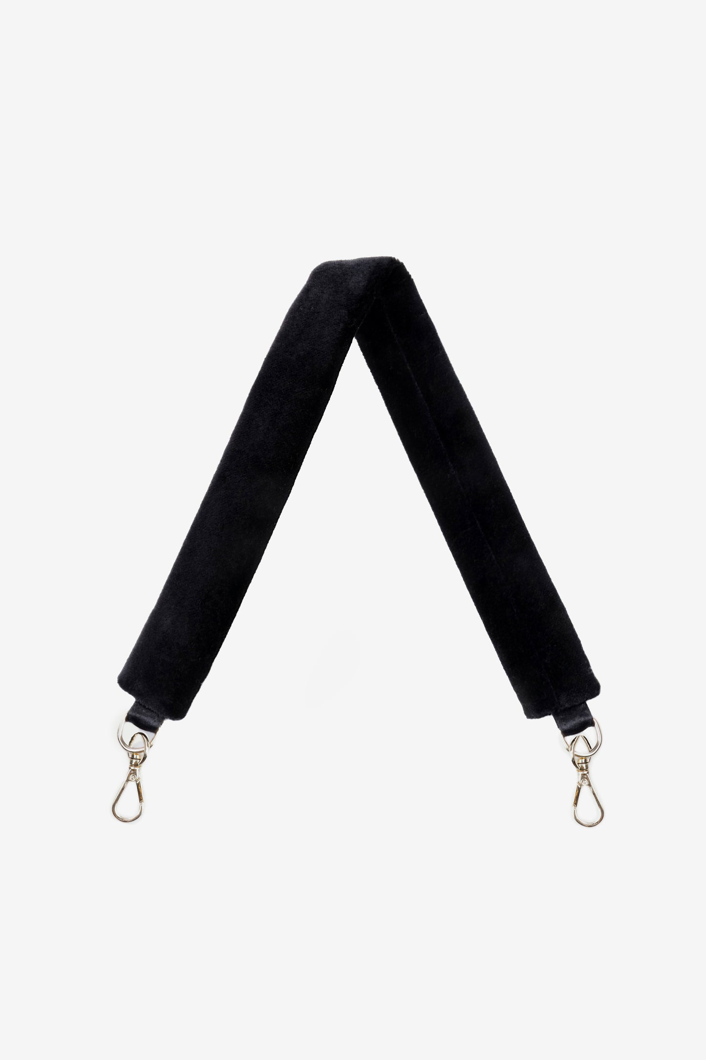 SHORT VELVET BELT BLACK